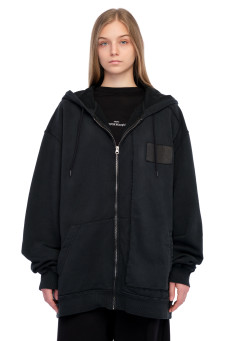 Худі oversize на блискавці