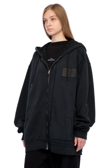 Худі oversize на блискавці MM6 MAISON MARGIELA MM6w24018