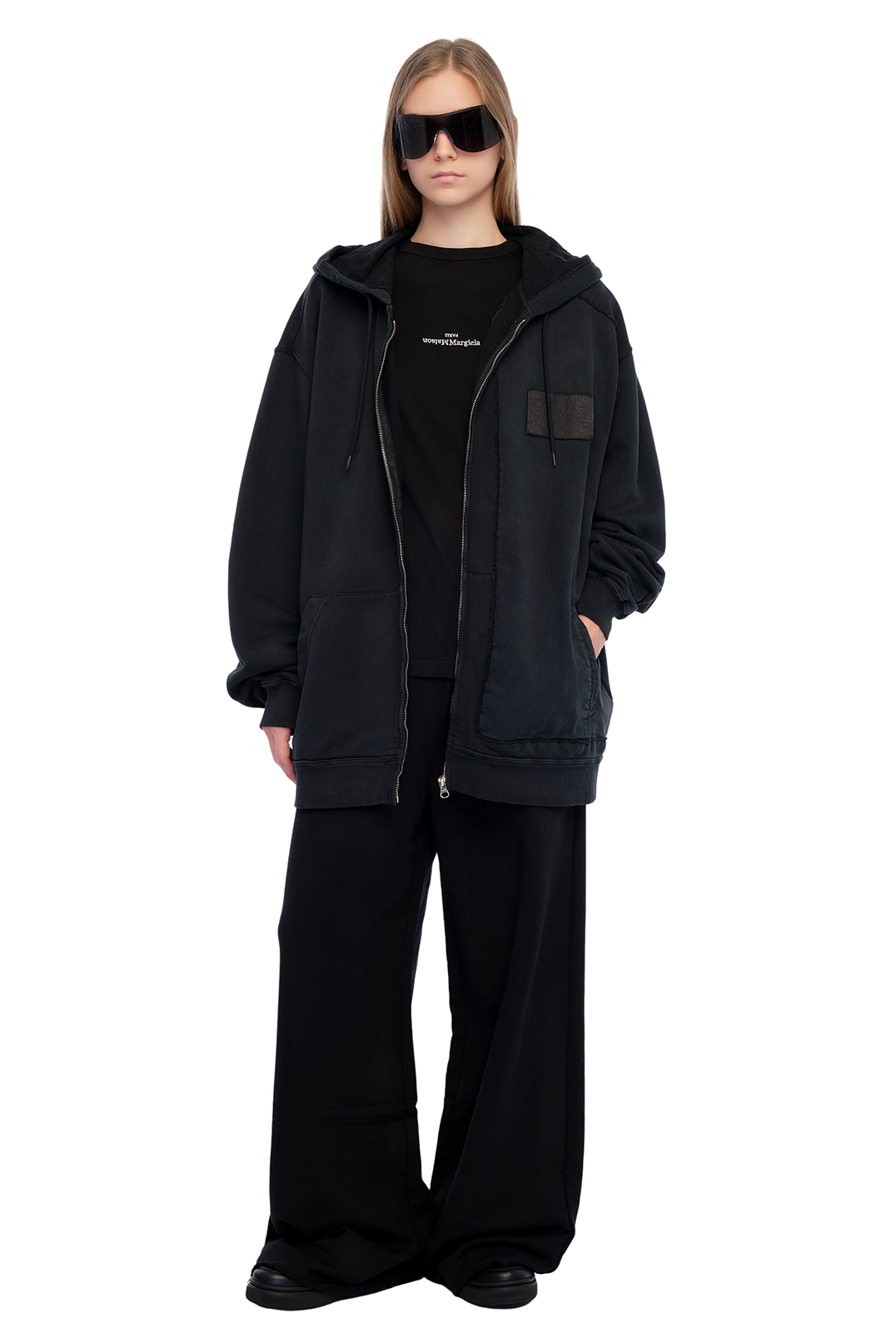 Худі oversize на блискавці MM6 MAISON MARGIELA MM6w24018