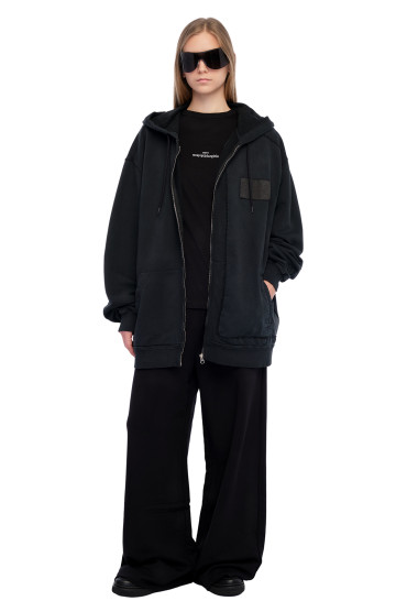 Худі oversize на блискавці MM6 MAISON MARGIELA MM6w24018