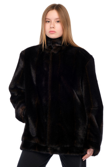 Куртка з еко-хутра MM6 MAISON MARGIELA MM6w25023