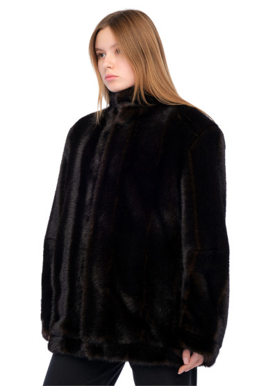 Куртка з еко-хутра MM6 MAISON MARGIELA MM6w25023