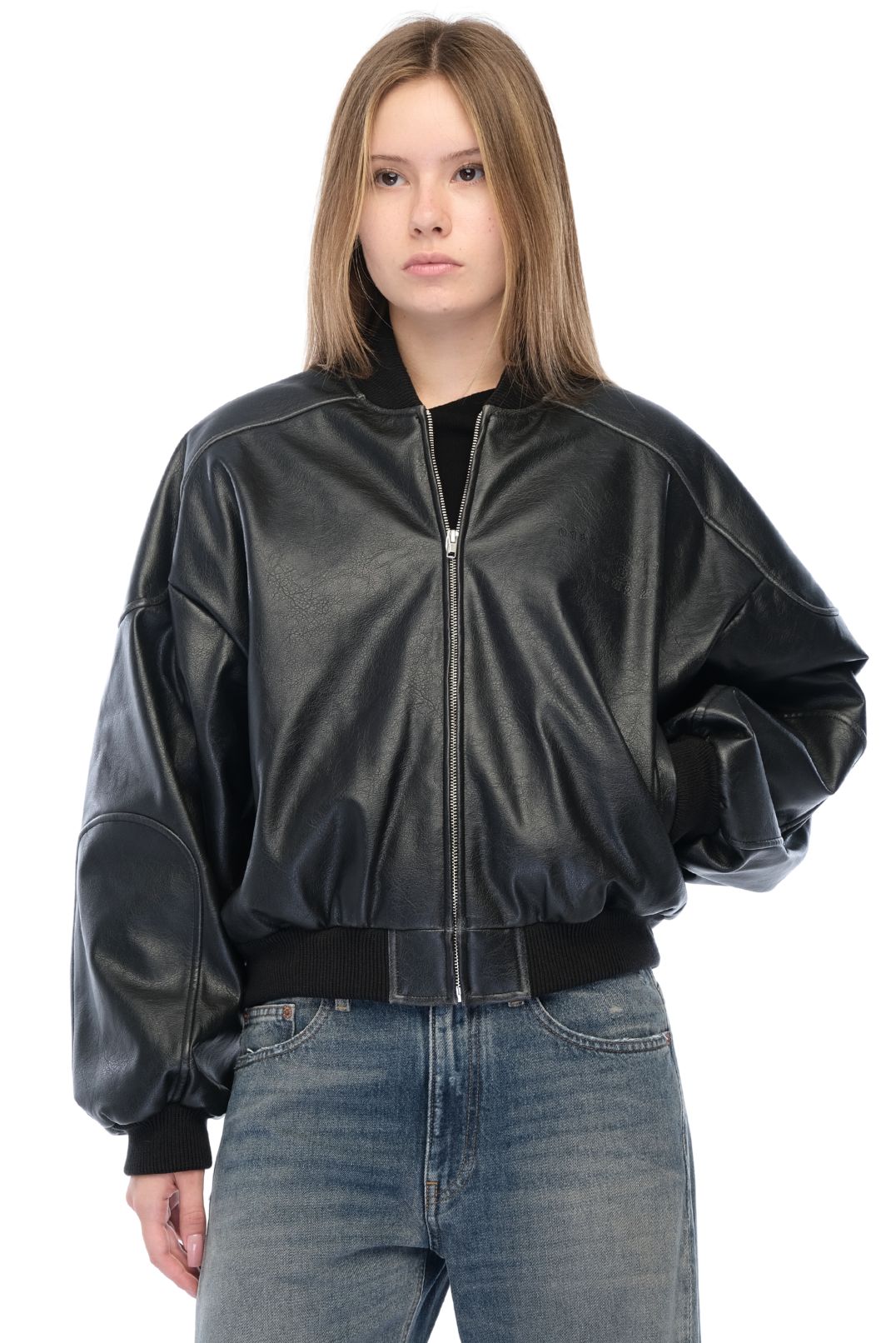 Бомбер з еко-шкіри MM6 MAISON MARGIELA MM6w26020