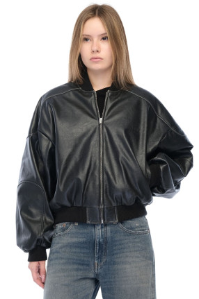 MM6 MAISON MARGIELA Бомбер з еко-шкіри