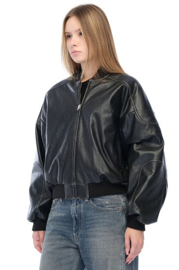Бомбер з еко-шкіри MM6 MAISON MARGIELA MM6w26020