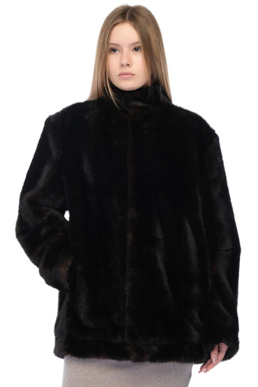Купить оригинал Куртка з еко-хутра MM6w26038 от бренда MM6 MAISON MARGIELA Куртка з еко-хутра MM6 MAISON MARGIELA MM6w26038
