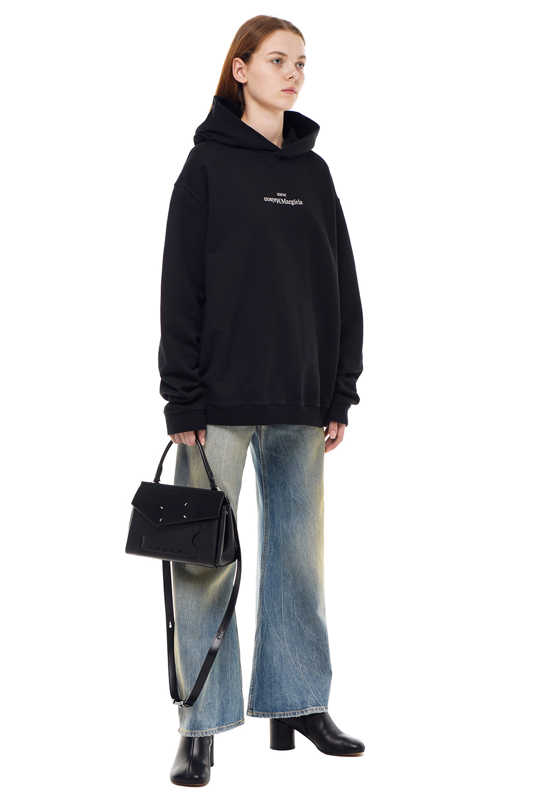 Худі oversize з логотипом MAISON MARGIELA MMMw23002