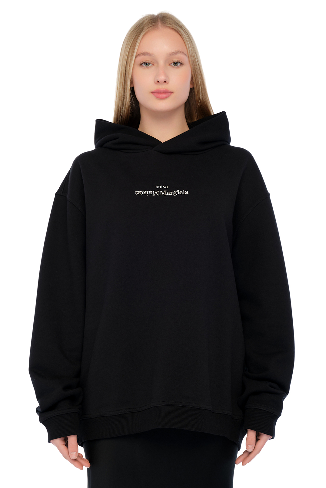 Худі oversize з логотипом MAISON MARGIELA MMMw24002