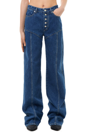 MARINE SERRE Подовжені джинси