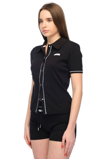 Поло на ґудзиках MARINE SERRE MS16004