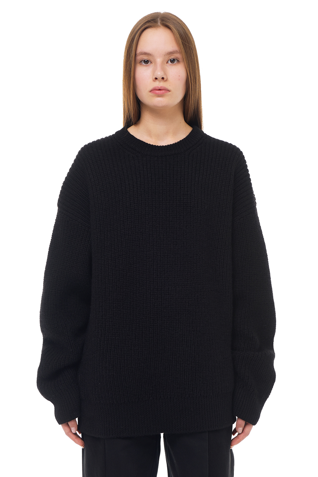 Світшот oversize з логотипом MARINE SERRE MS23008