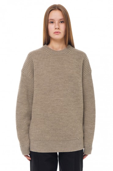 Светр oversize з логотипом MARINE SERRE MS23009