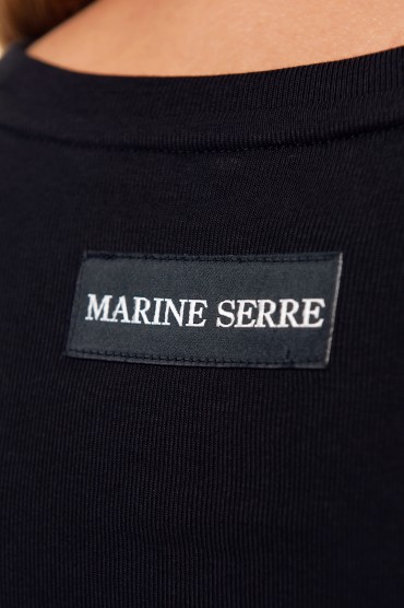 Футболка з логотипом MARINE SERRE MS23012
