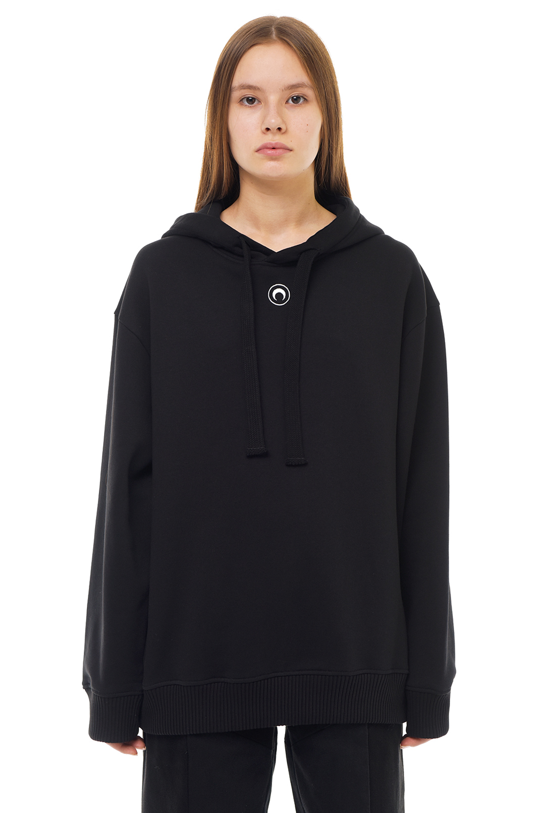 Худі oversize з принтом MARINE SERRE MS23013