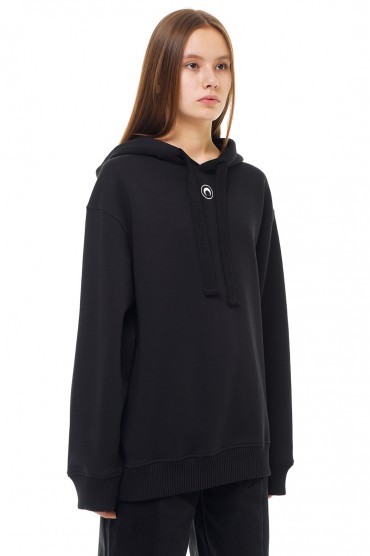 Худі oversize з принтом MARINE SERRE MS23013