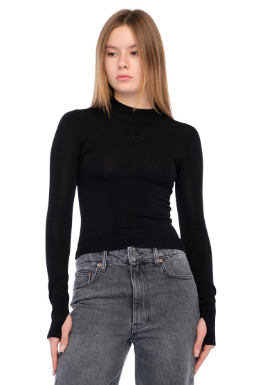 Купить оригинал Лонгслів MS25003 от бренда MARINE SERRE Лонгслів MARINE SERRE MS25003