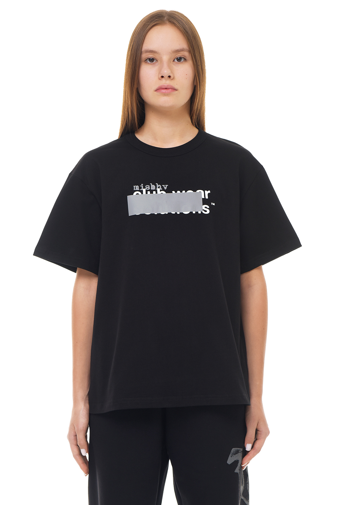 Футболка oversize з логотипом MISBHV MSBw23018