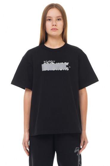 Футболка oversize з логотипом MISBHV MSBw23018