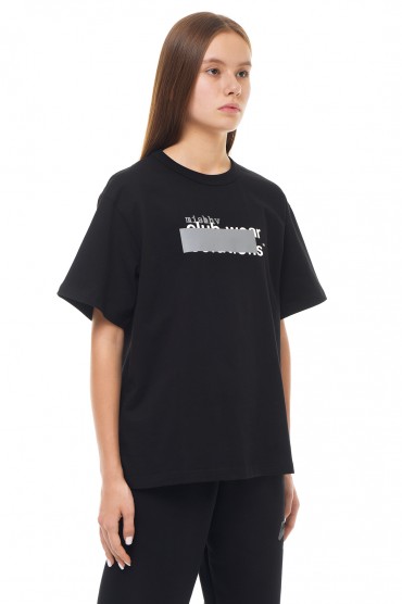 Футболка oversize з логотипом MISBHV MSBw23018