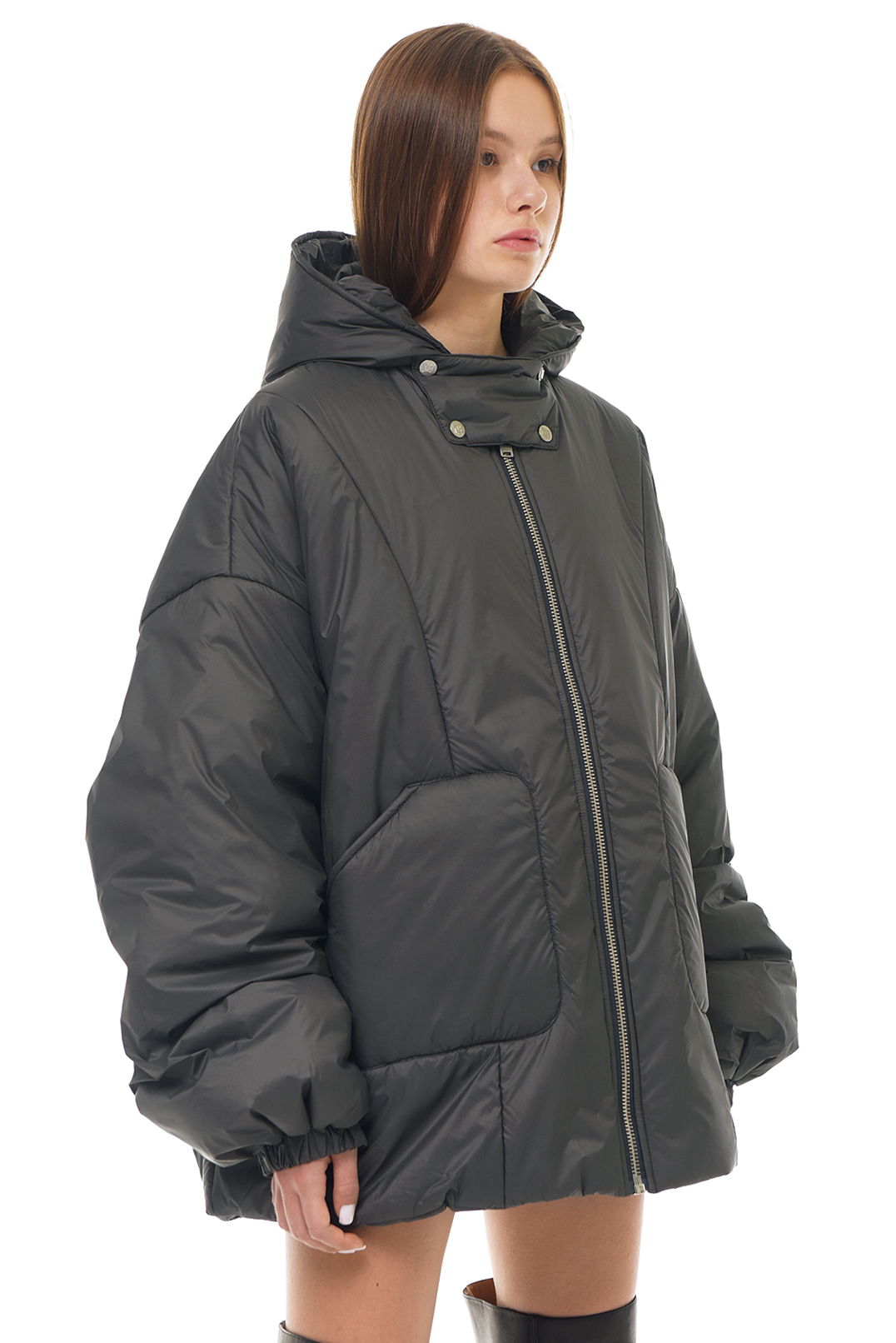 Куртка oversize з капюшоном MISBHV MSBw23022