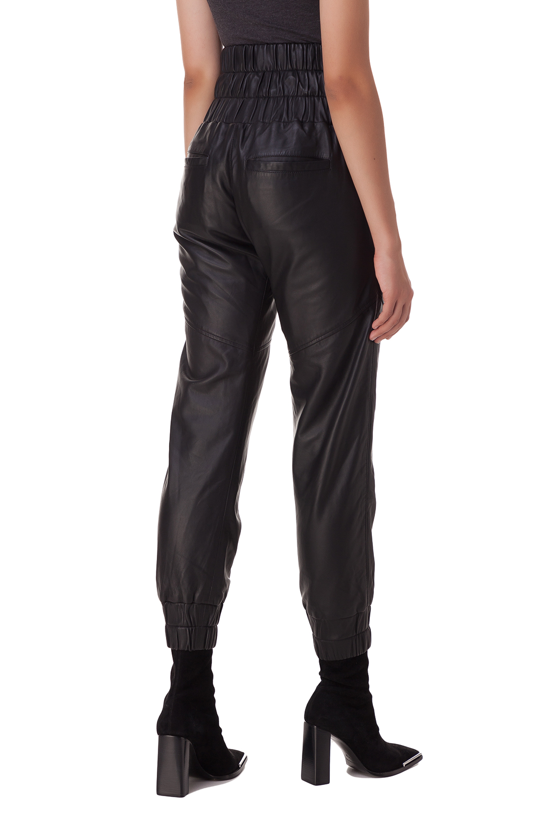 Шкіряні брюки з еластичним поясом MARISSA WEBB MWp20003