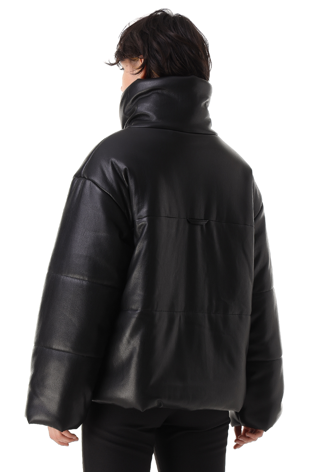 Стьобана куртка oversize з еко-шкіри NANUSHKA NANw21003