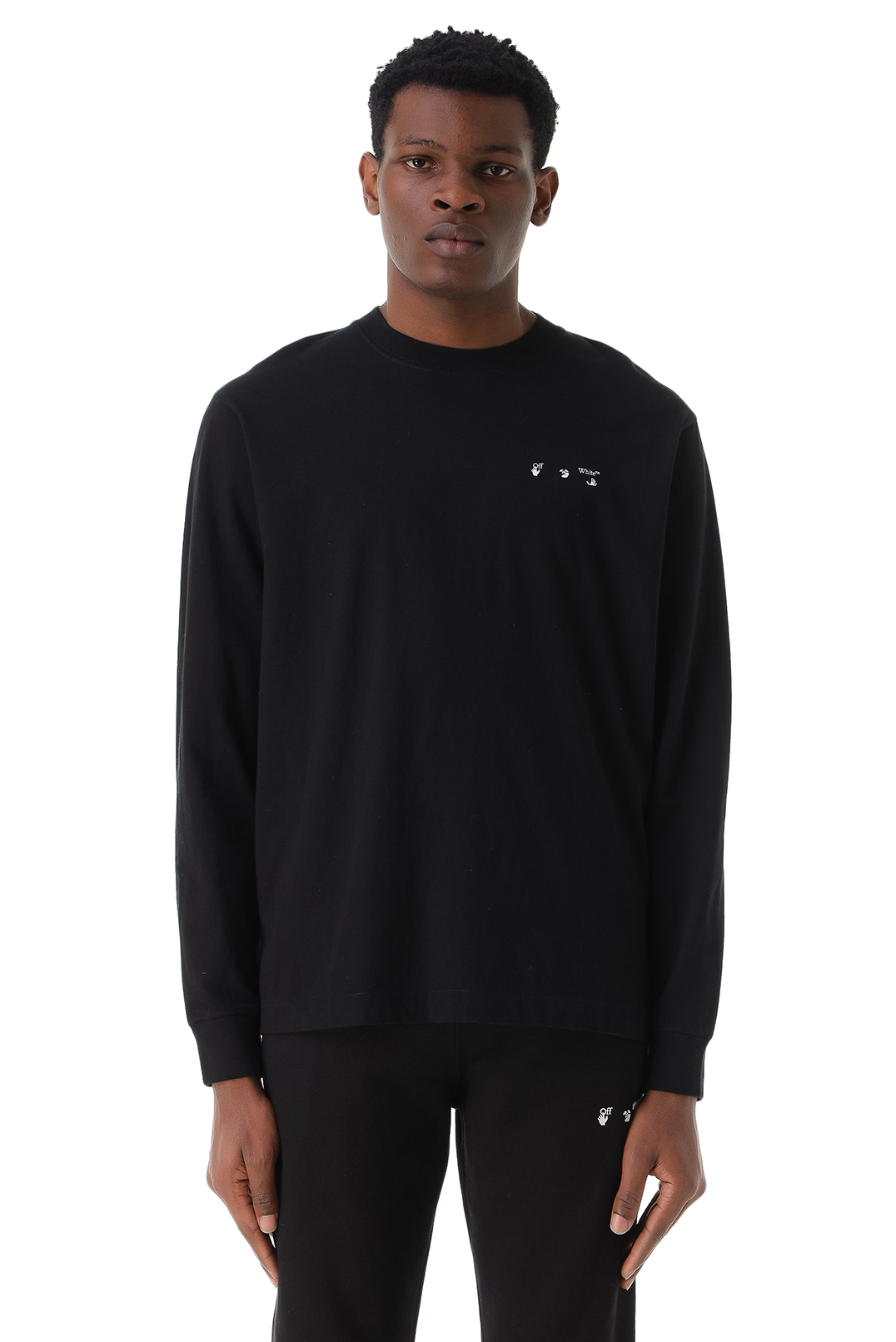 Лонгслів з логотипом OFF-WHITE OWm21027