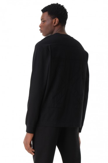 Лонгслів з логотипом OFF-WHITE OWm21027