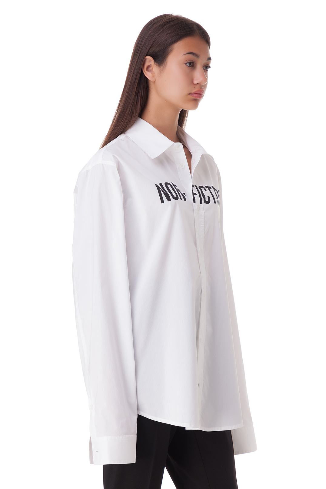 Рубашка oversize с принтом OFF-WHITE OWmp20019