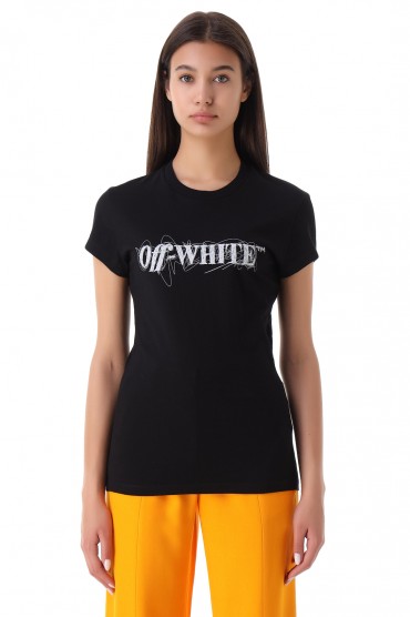 Футболка с логотипом OFF-WHITE OWw21028 
