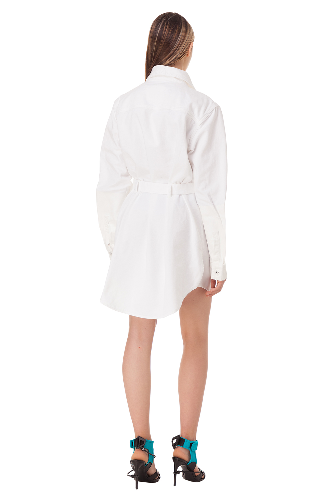 Джинсове сукні приємно ва-сорочка OFF-WHITE OWwp10047