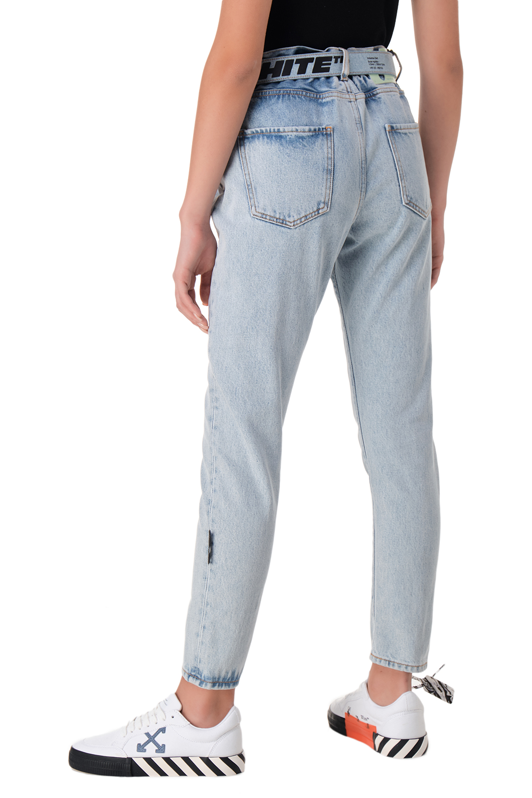 Вкорочені джинси зі зйомним поясом OFF-WHITE OWwp11045