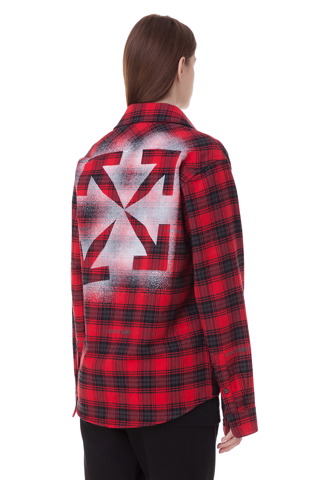 Рубашка oversize в клетку OFF-WHITE OWwp20045