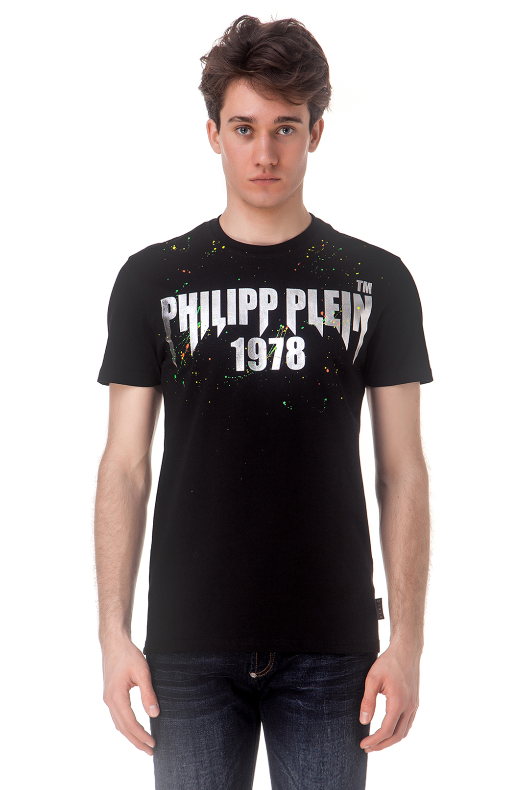 Футболка з принтом і логотипом PHILIPP PLEIN PHPp10003