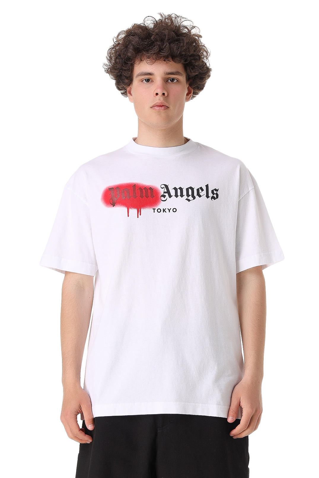 Футболка oversize з логотипом PALM ANGELS PLMm11023