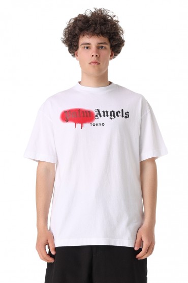 Футболка oversize з логотипом PALM ANGELS PLMm11023