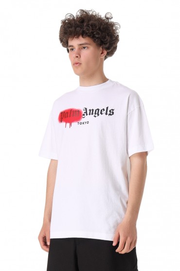 Футболка oversize з логотипом PALM ANGELS PLMm11023
