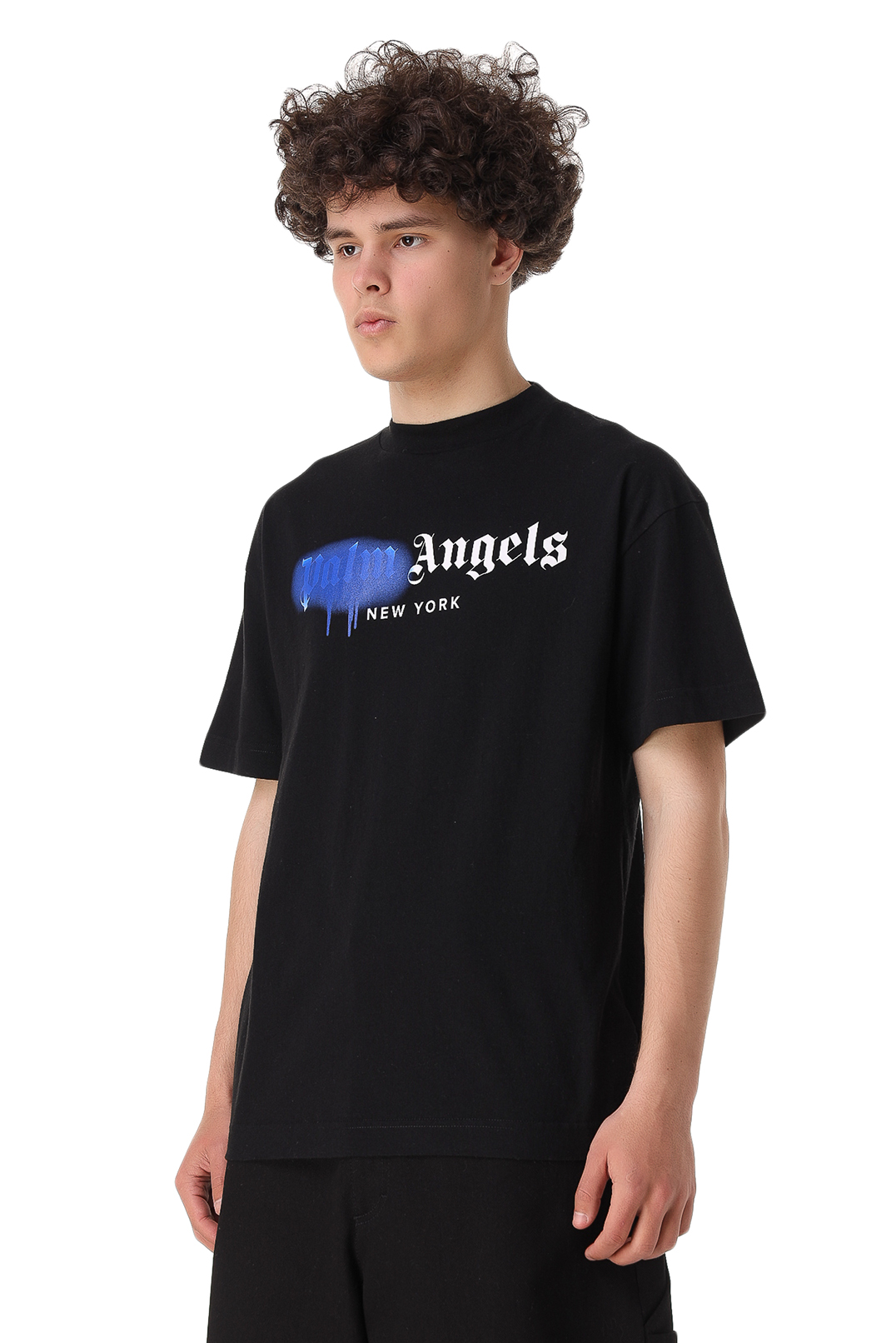 Футболка oversize з логотипом PALM ANGELS PLMm11024