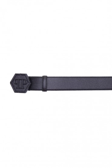 Ремінь з металевим логотипом PHILIPP PLEIN PPa10001