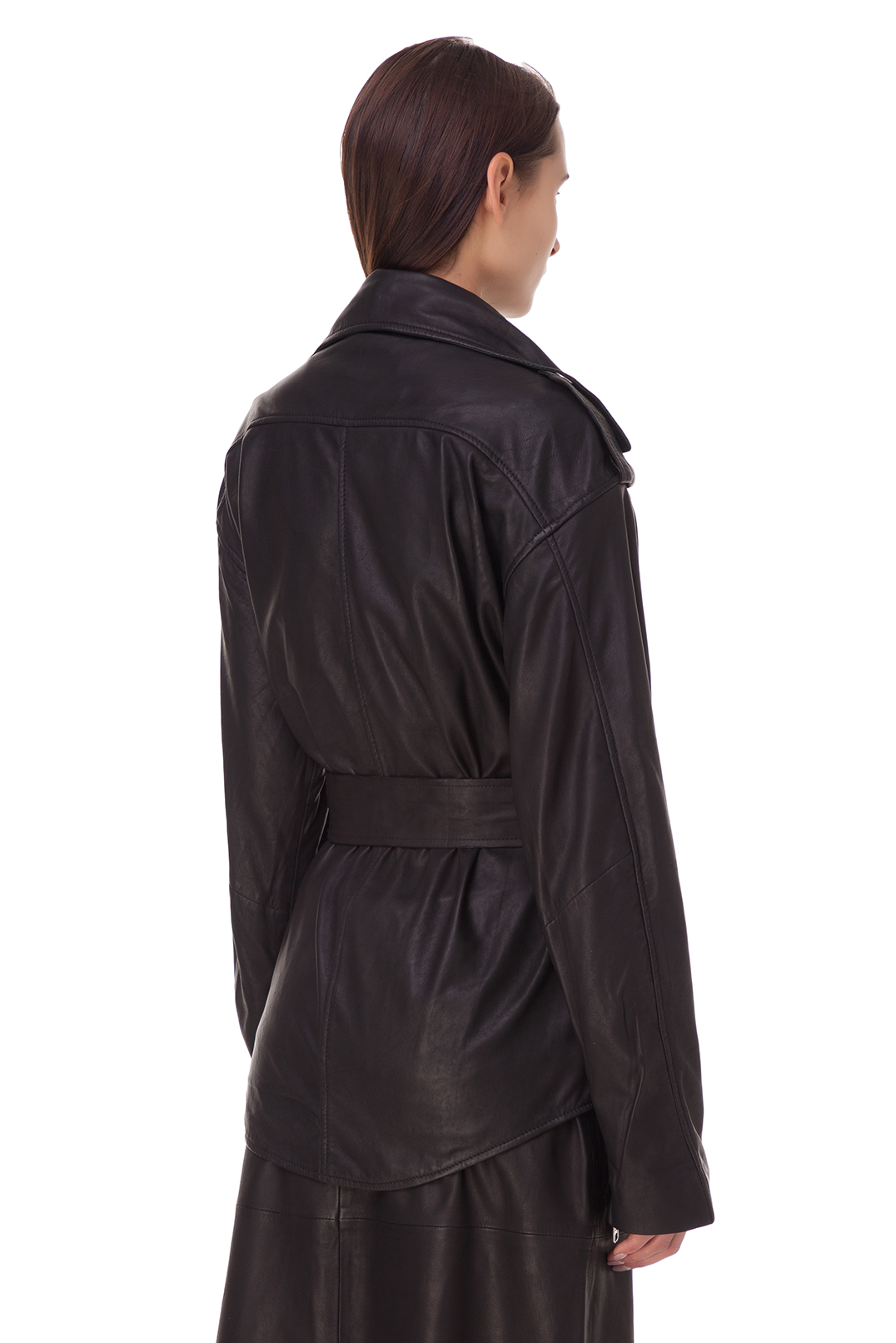 Шкіряна куртка-косуха oversize RAIINE RAIN10002
