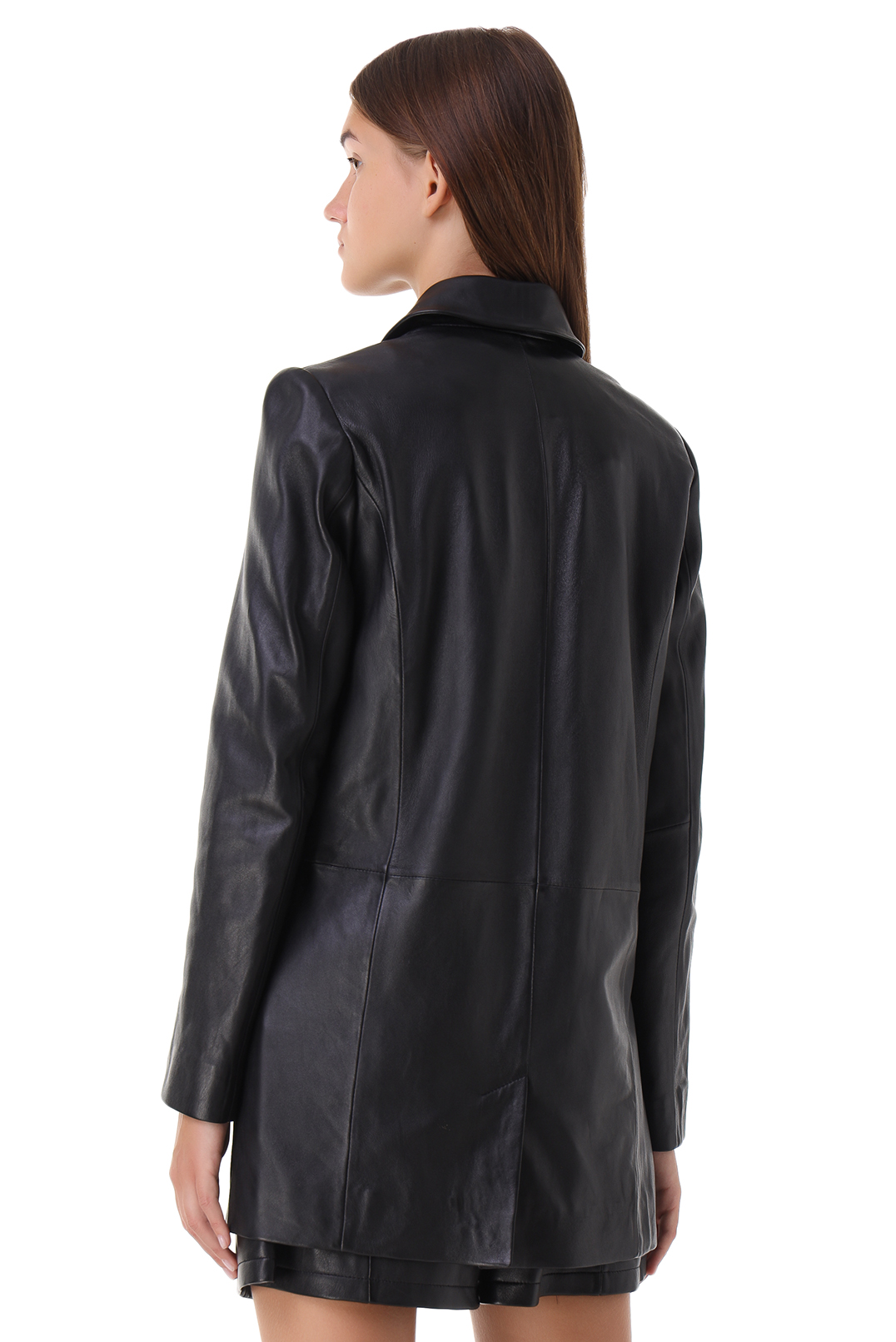 Двубортный кожаный пиджак RAIINE RAIN21003