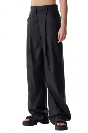 Удлиненные брюки в полоску ROHE ROH21018 