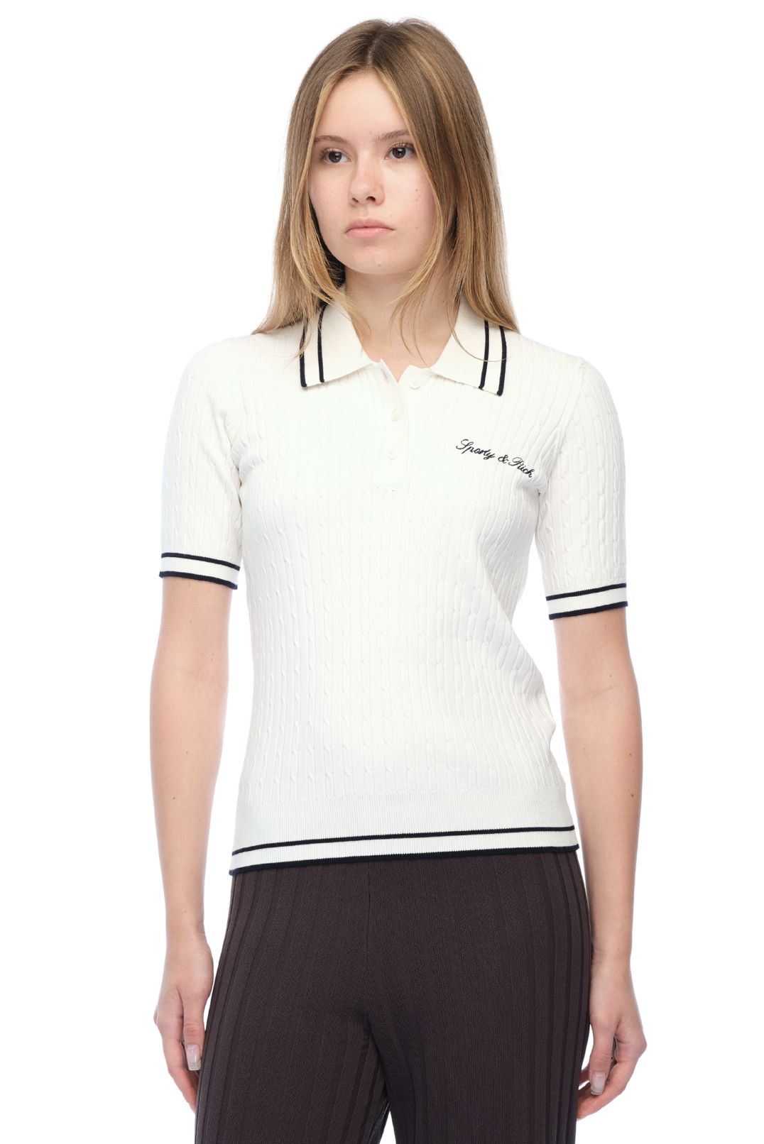 Поло SPORTY&RICH S&R16027