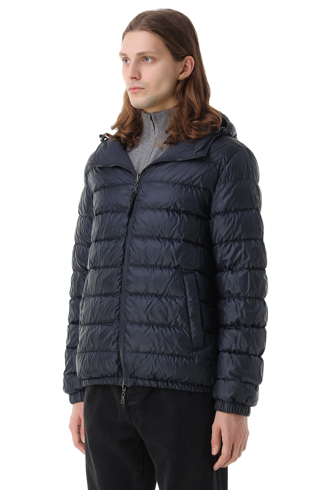 Двусторонняя стеганая куртка с капюшоном SEVENTY SEV21004