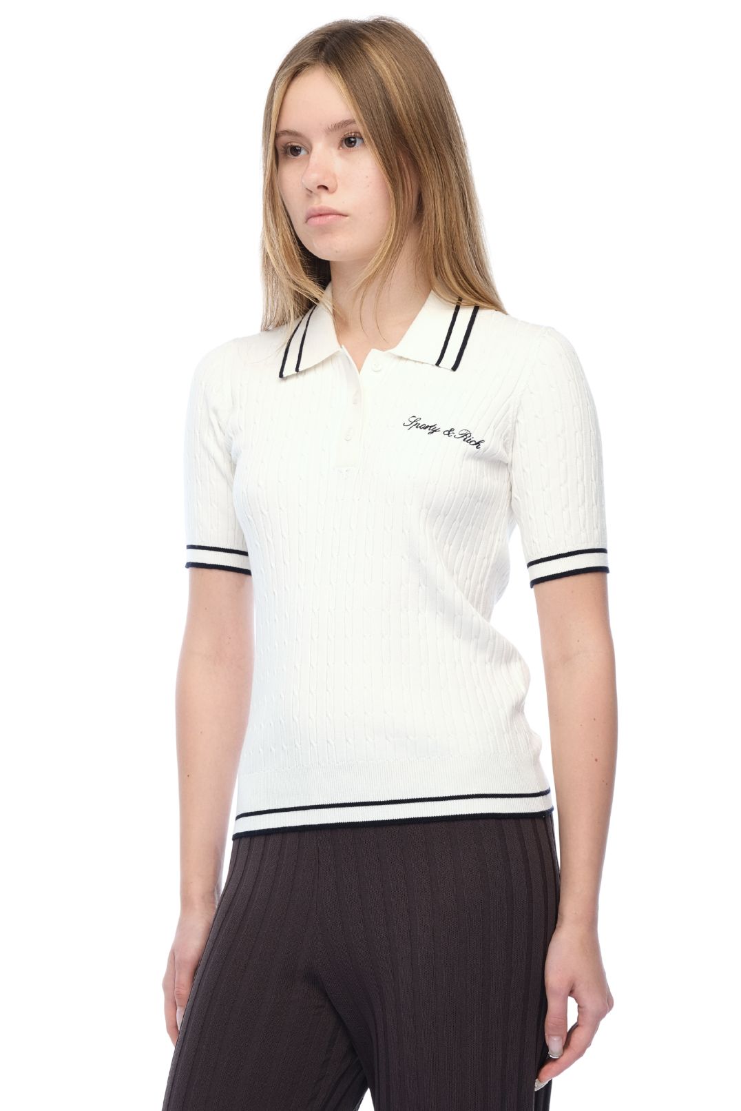 Поло SPORTY&RICH SR16027