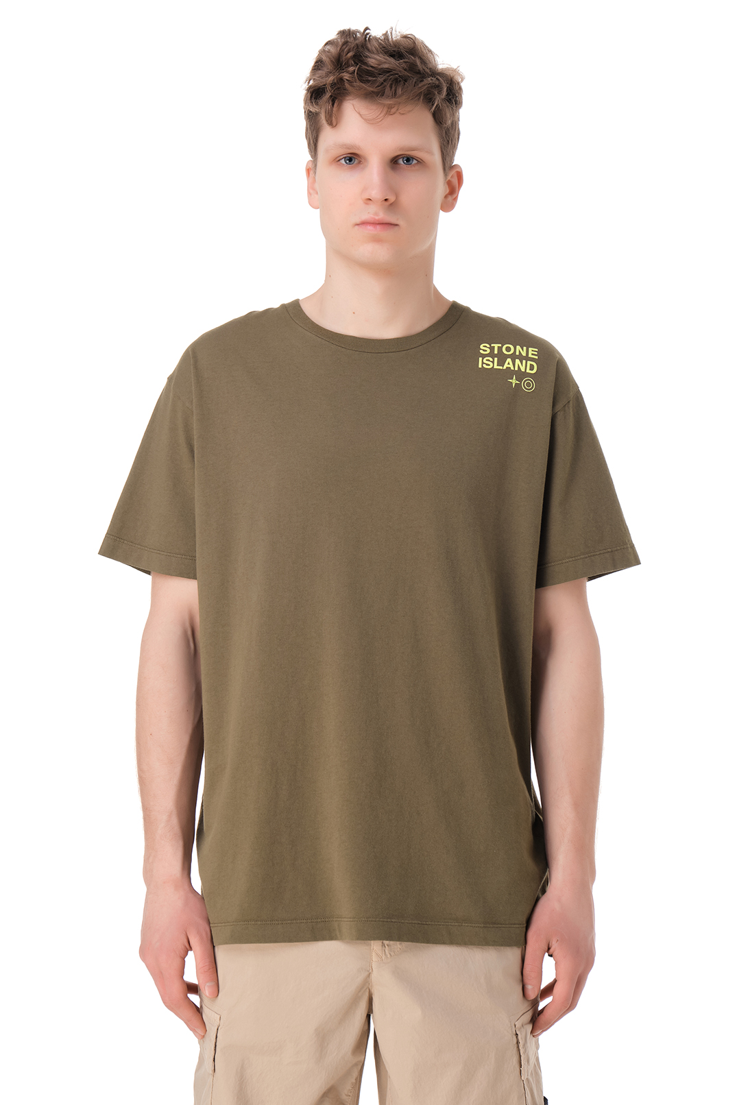 Футболка з логотипом STONE ISLAND STm11018