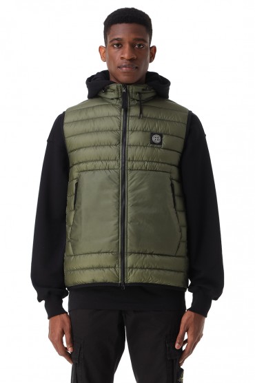 Жилет на пуху з потайним капюшоном STONE ISLAND STm12044
