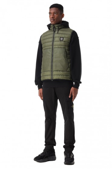 Жилет на пуху з потайним капюшоном STONE ISLAND STm12044