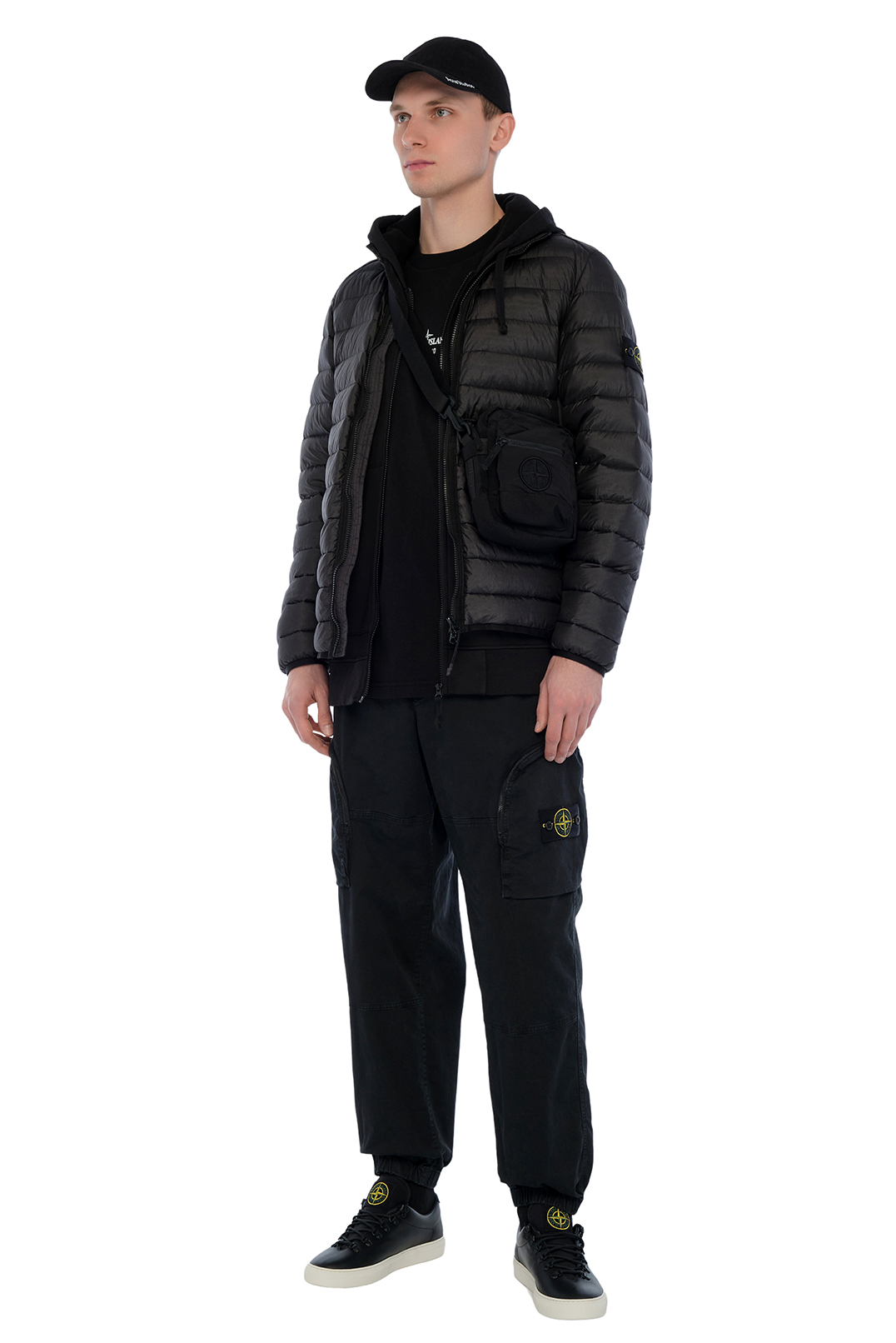 Стьобана куртка на пуху STONE ISLAND STm15001