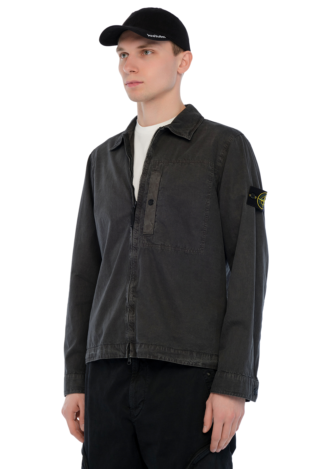 Сорочка на блискавці STONE ISLAND STm15021